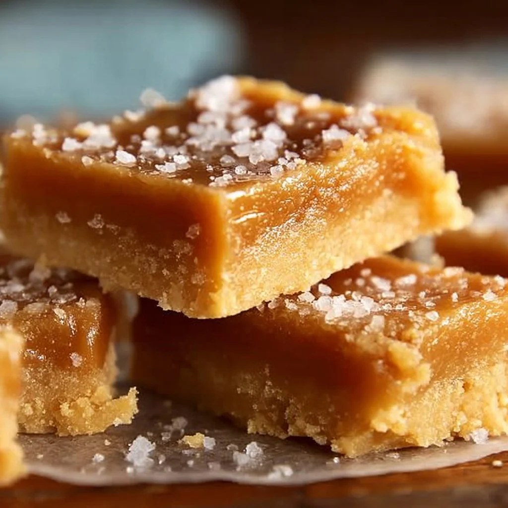 Savory salted caramel butter bars, a delectable dessert treat for any occasion