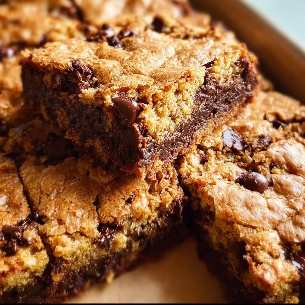 Delicious homemade Brookies, a perfect combination of brownie and cookie layers.