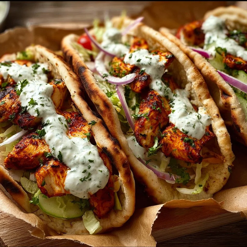 Sheet Pan Chicken Pitas with Herby Ranch - a delicious meal prep idea