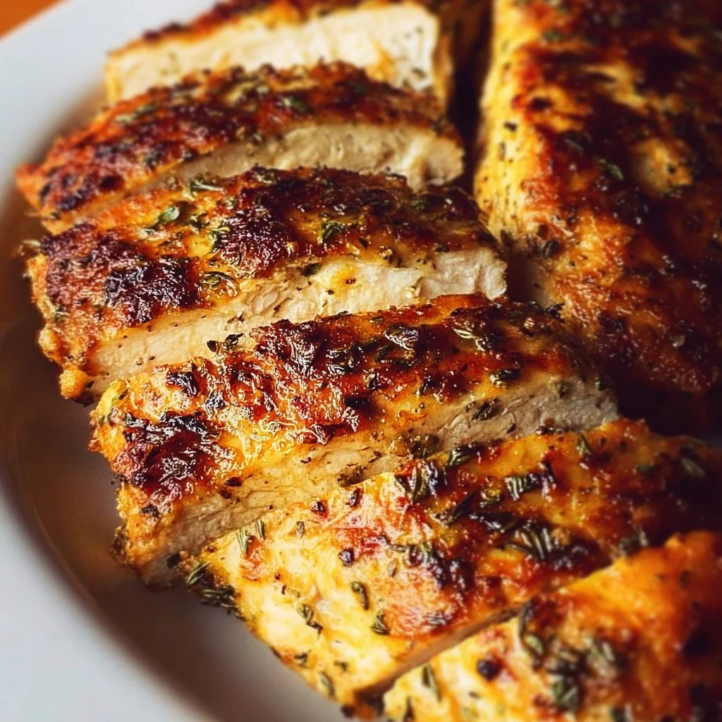 Juicy air fryer chicken breasts cooked to perfection