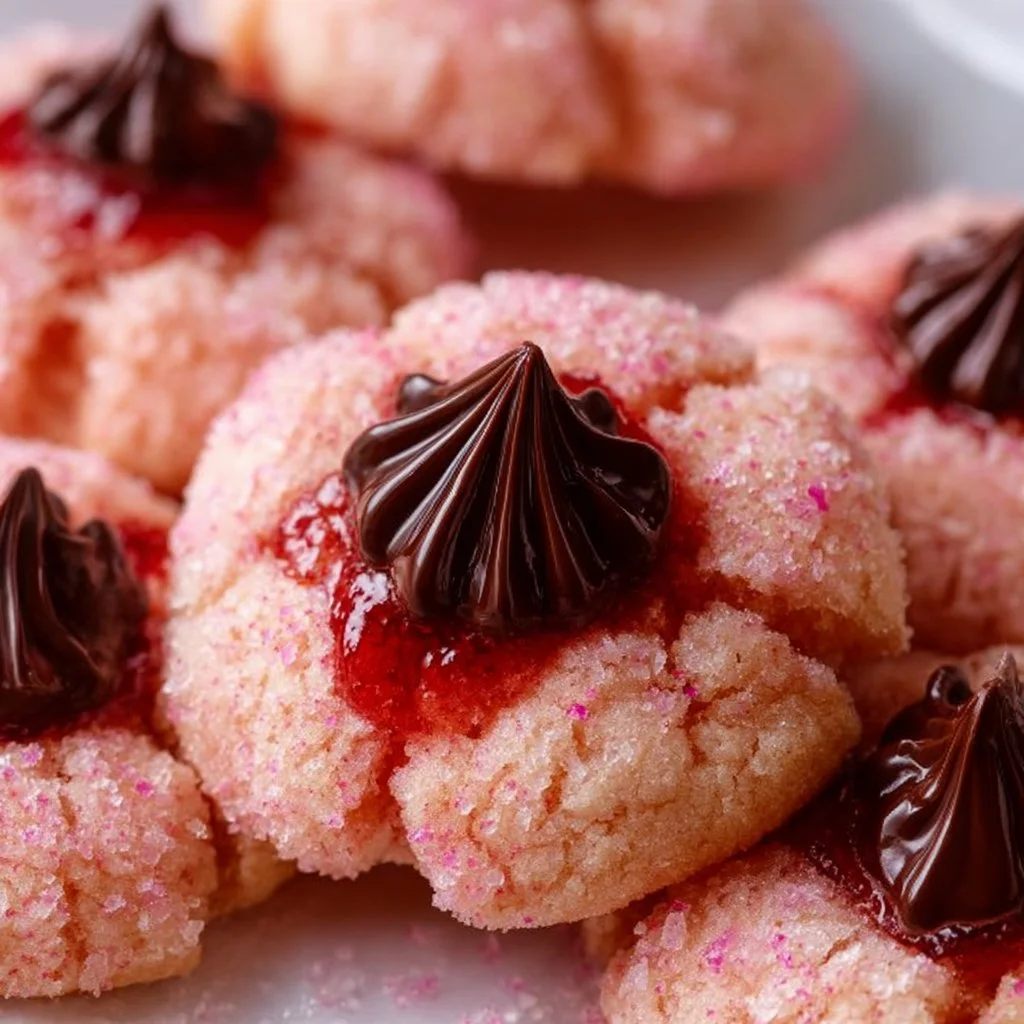 Cherry Blossom cookies beautifully decorated with pink floral icing