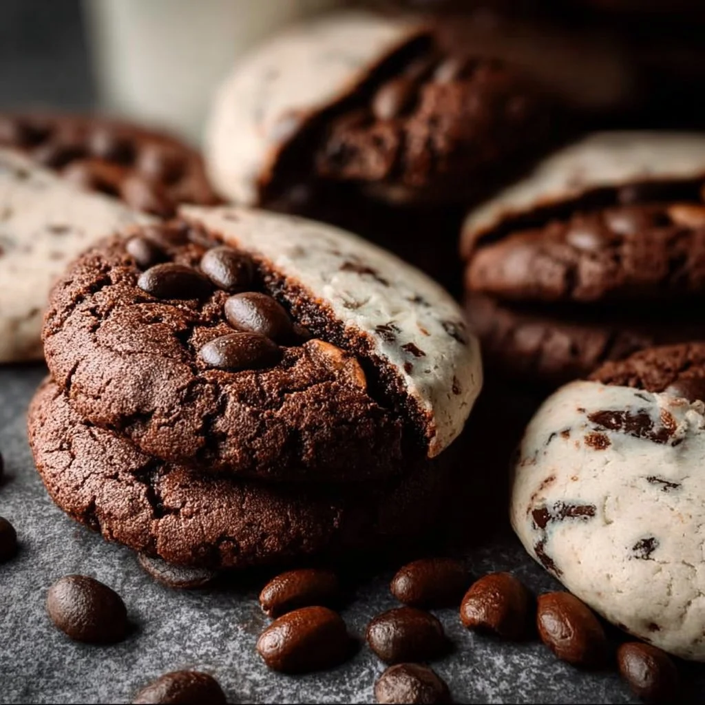 Espresso Martini Cookies with rich coffee flavor and a sweet touch