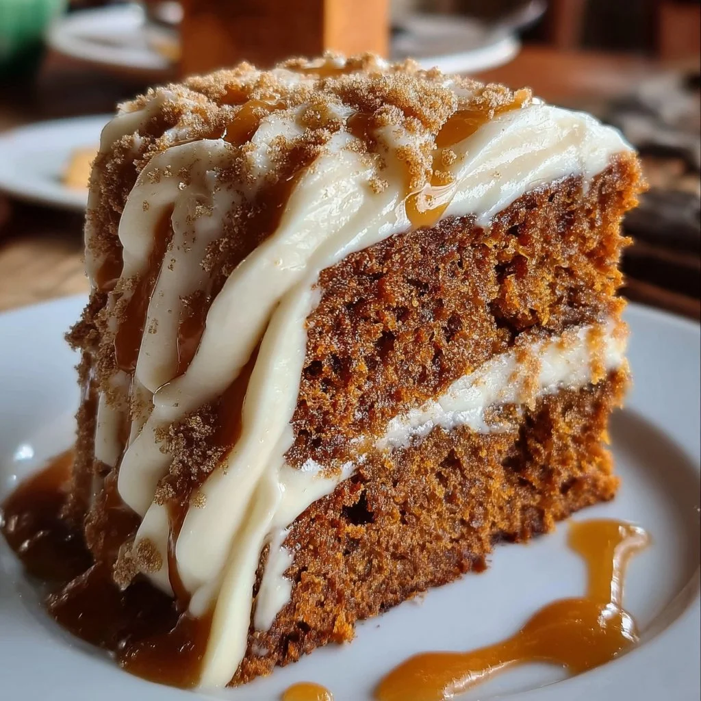Delicious Gingerbread Cake with Cinnamon Molasses Frosting