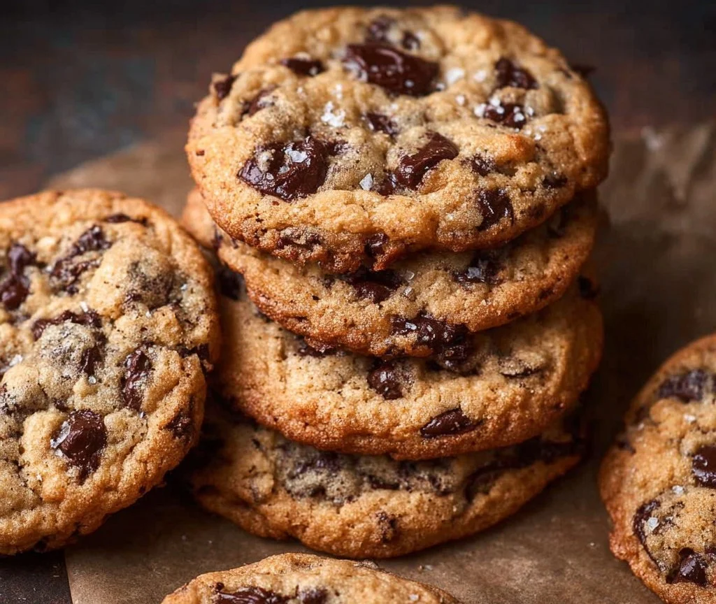 Delicious homemade chocolate chip cookies on a cooling rack