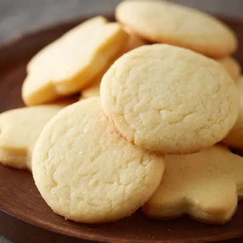 Delicious cream cheese sugar cookies freshly baked and ready to enjoy
