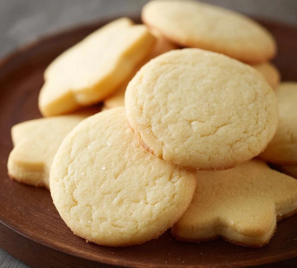 Delicious cream cheese sugar cookies freshly baked and ready to enjoy