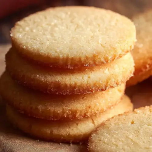 Delicious French Butter Cookies arranged on a plate.