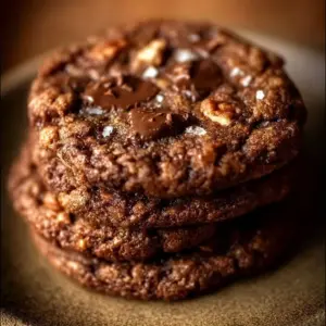 German Chocolate Cake Cookies with chocolate frosting and coconut topping