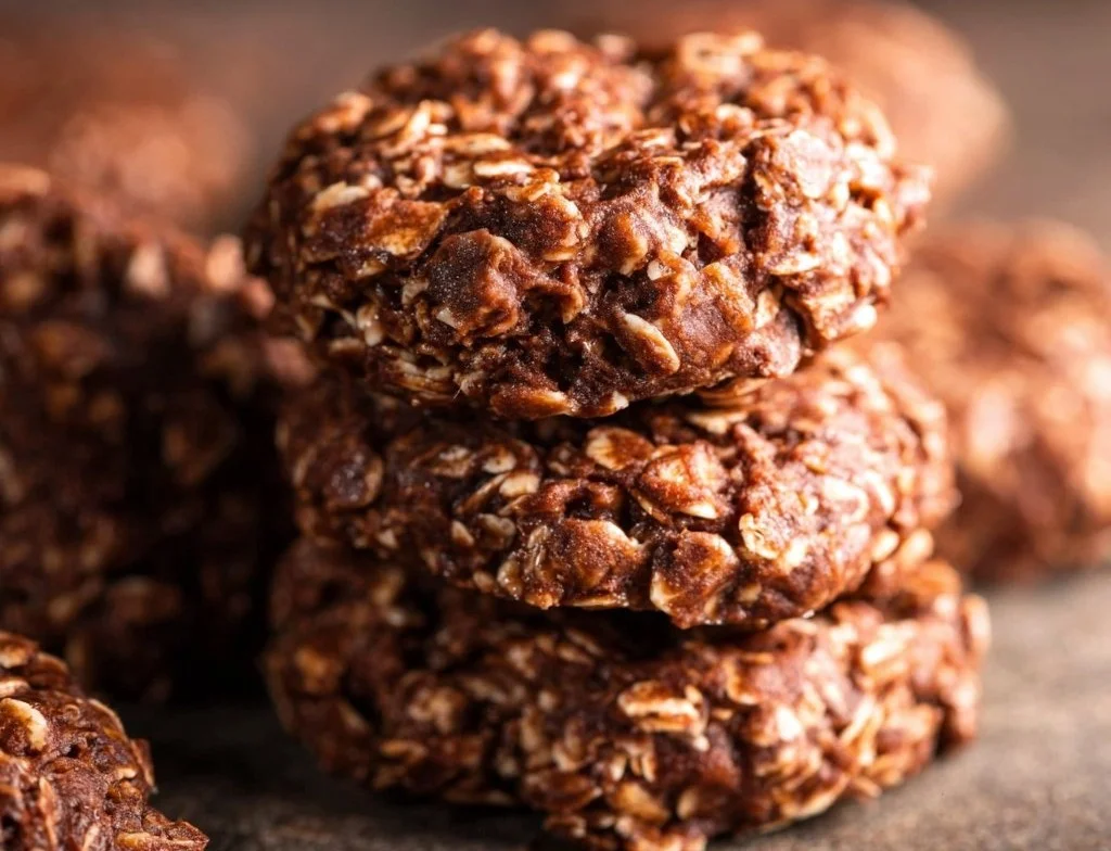 Healthy no bake cookies made with nutritious ingredients and no oven required.