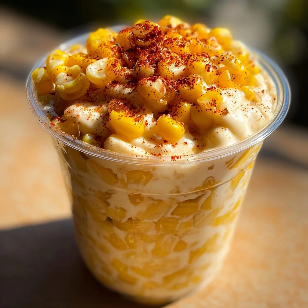 Delicious Mexican Street Corn (Elote) topped with cheese and spices