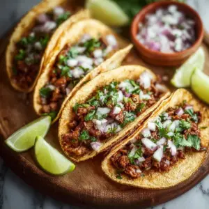 Delicious Mexican street tacos with fresh toppings and flavorful fillings