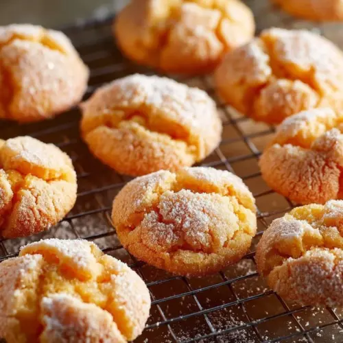 Delicious homemade Peach Cookies with fresh peaches and a golden touch