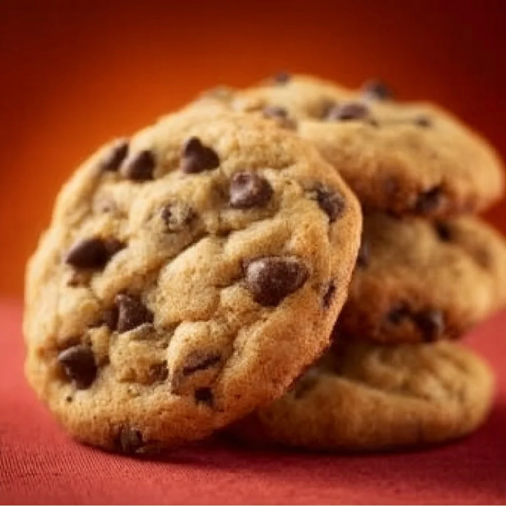 Delicious Weight Watchers 1 Point Chocolate Chip Cookies on a plate